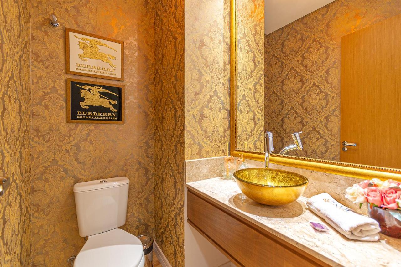 Rosa Apartamento Luxo No Centro Gramado 아파트 외부 사진