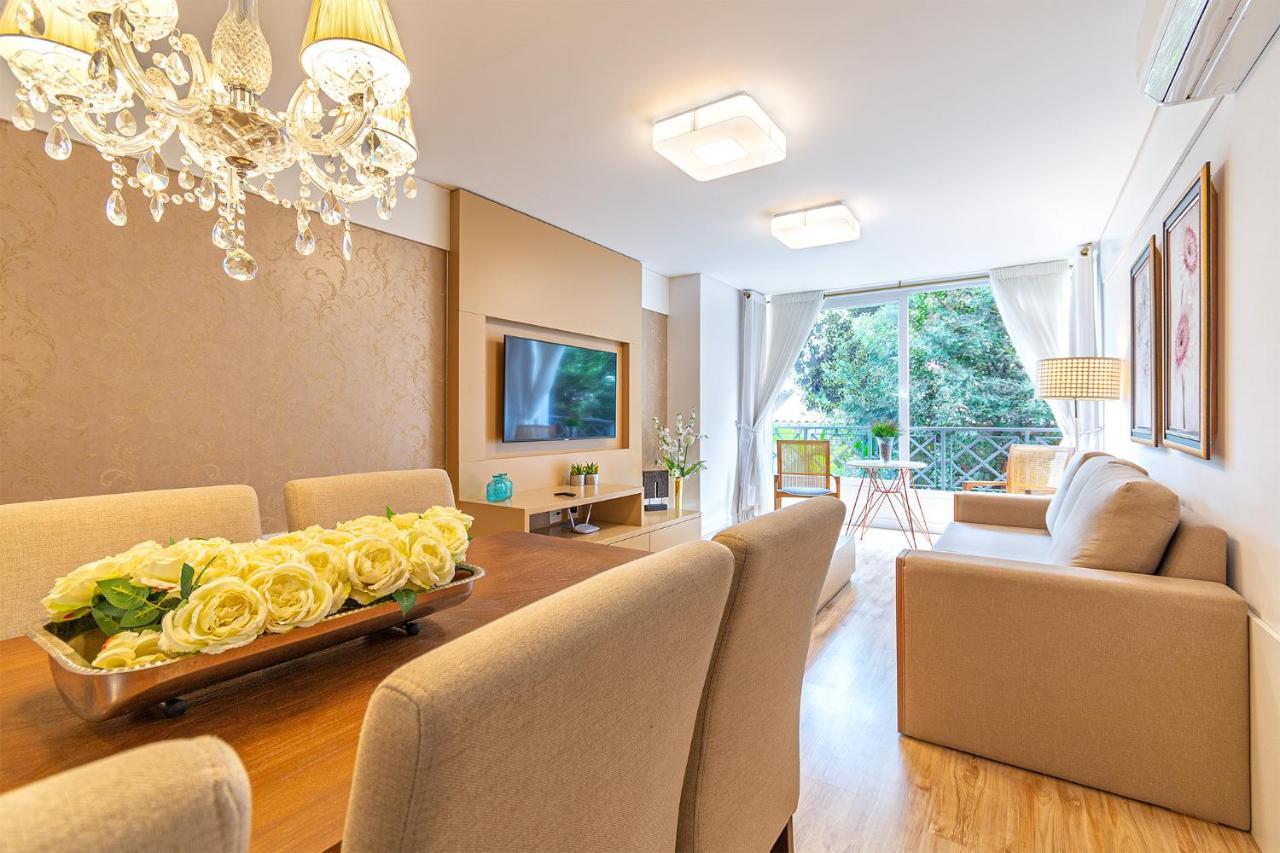 Rosa Apartamento Luxo No Centro Gramado 아파트 외부 사진