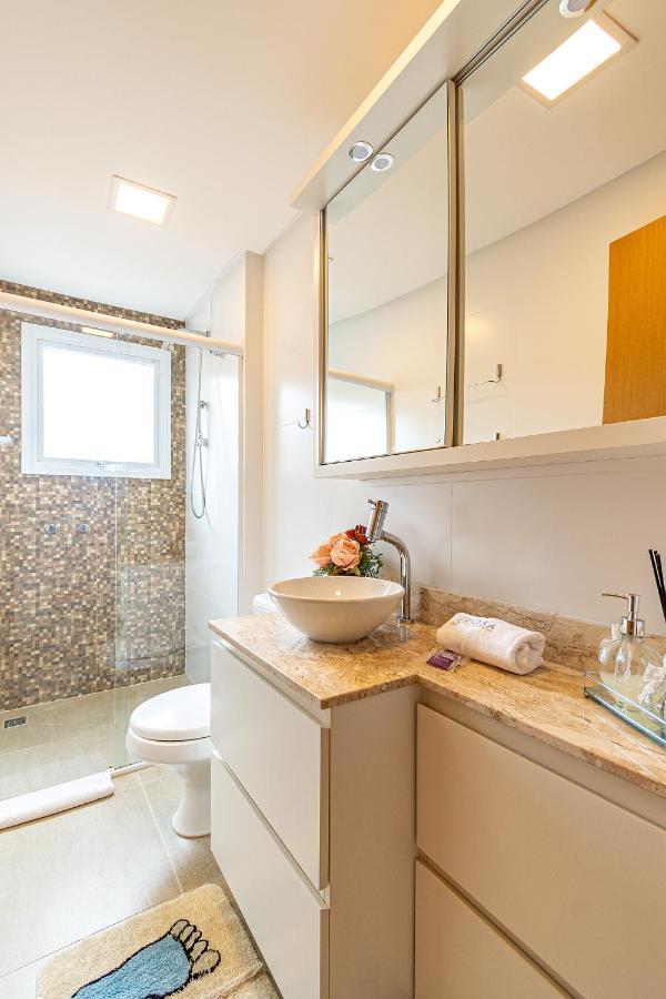 Rosa Apartamento Luxo No Centro Gramado 아파트 외부 사진